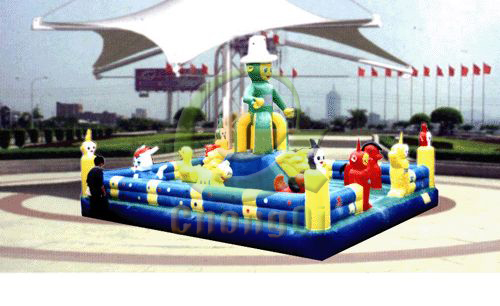teletubbies inflatable amusement park